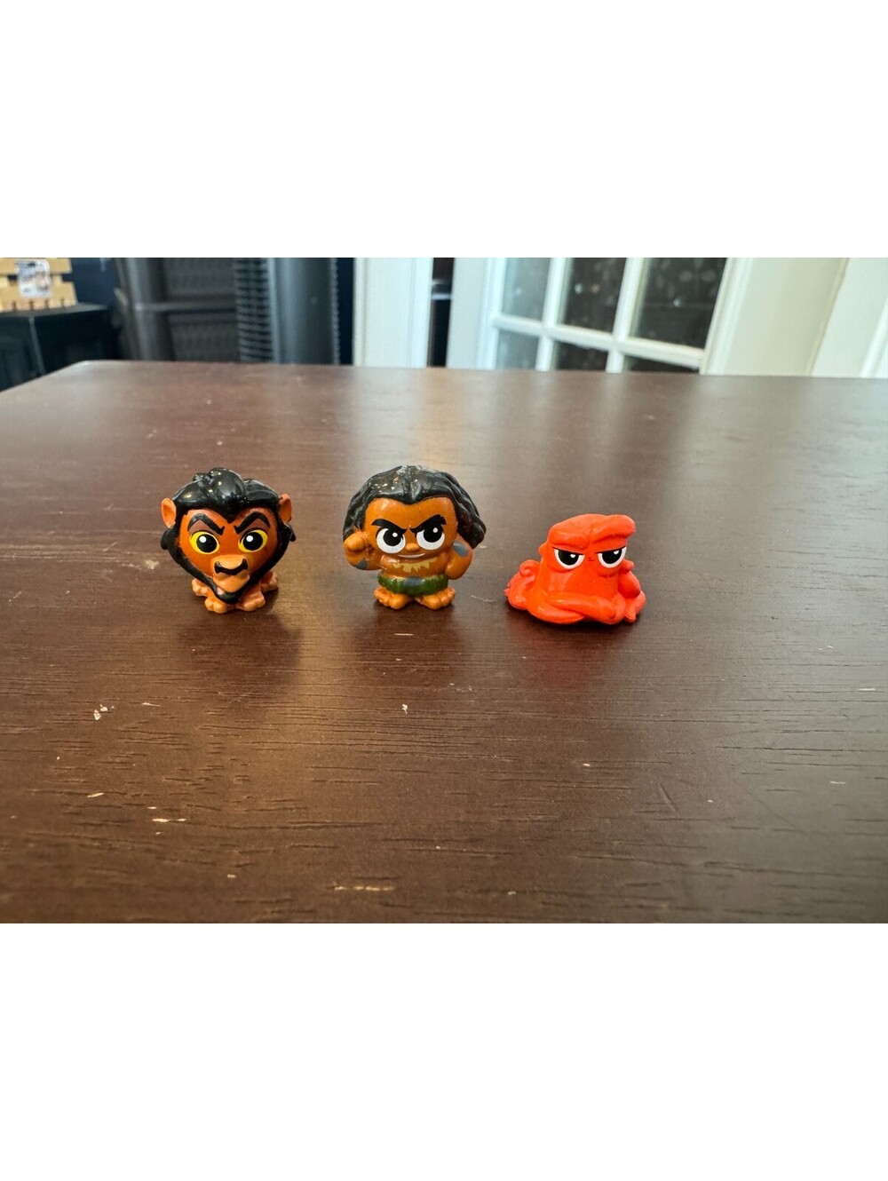 Lot Of 3 Disney Doorables Lot Scar, Lion King, Moana